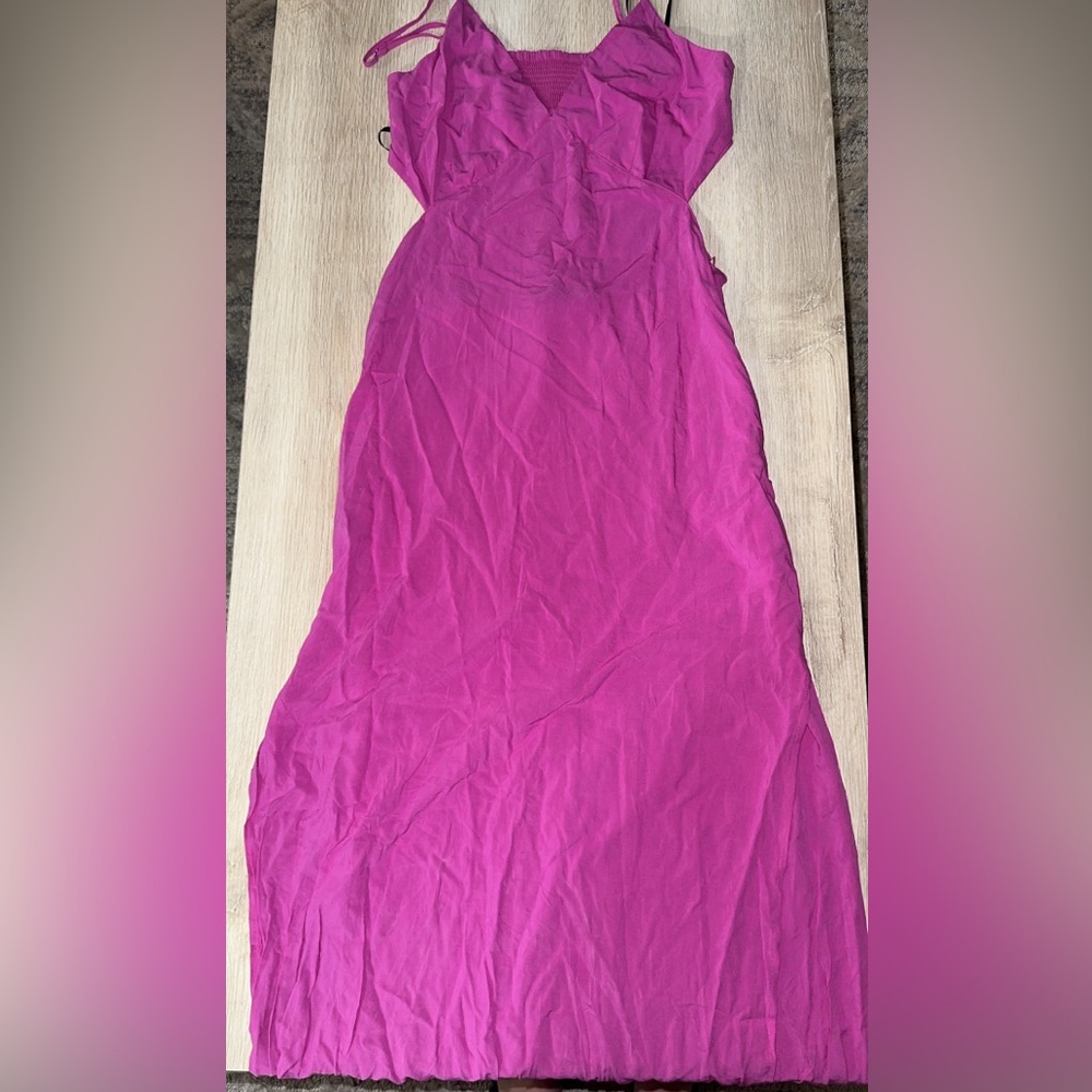 Pink Slit dress